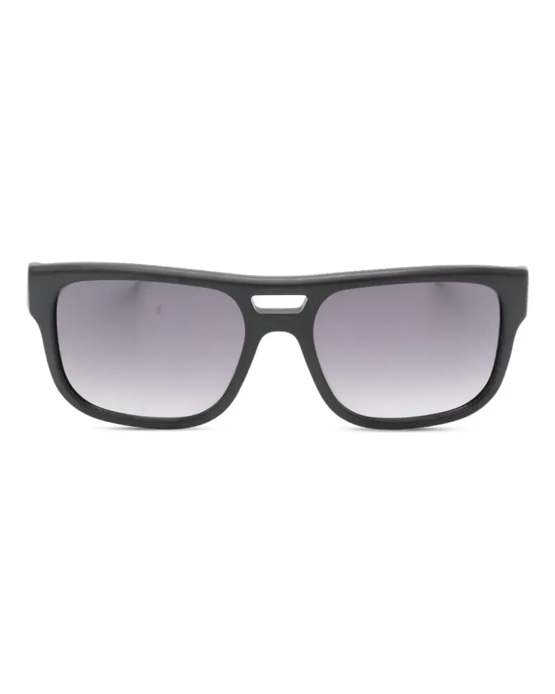 Emporio Armani rectangle-frame sunglasses - Schwarz Schwarz