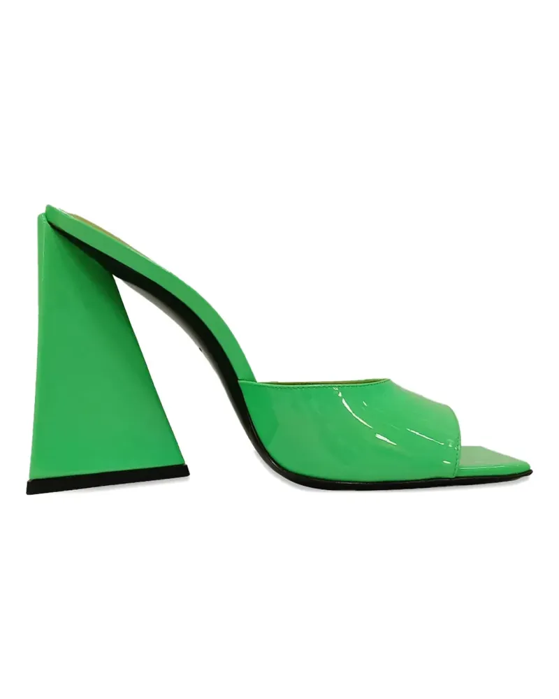 ATTICO Devon square-toe mules - Grün Grün