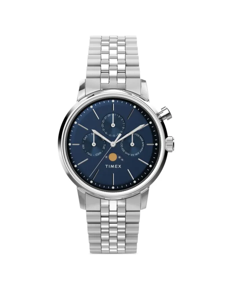 Timex Marlin Moon Phase 40mm - Blau Blau
