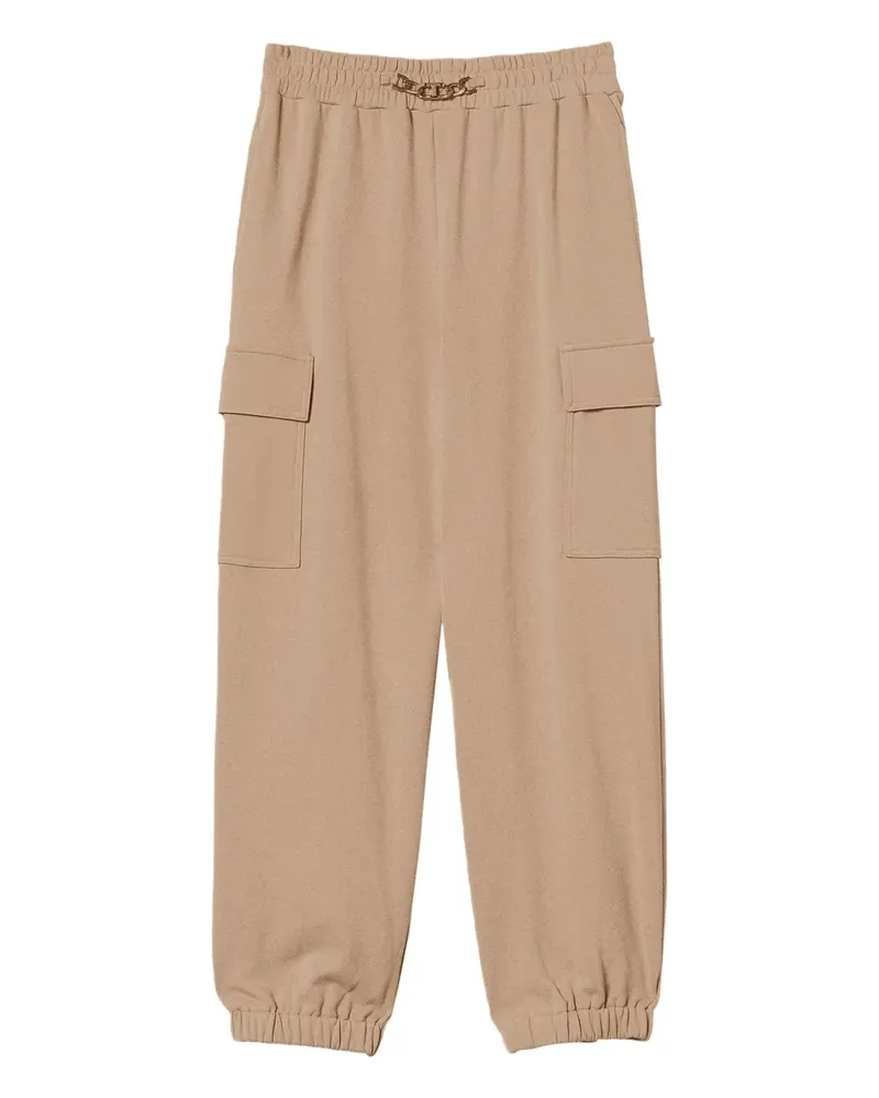 Twin-Set Jogginghose mit aufgesetzten Taschen - Nude Nude