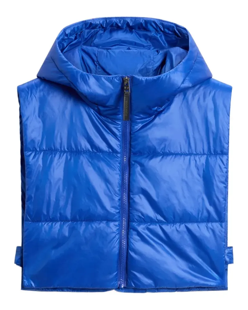 Woolrich Gesteppte Cropped-Weste - Blau Blau