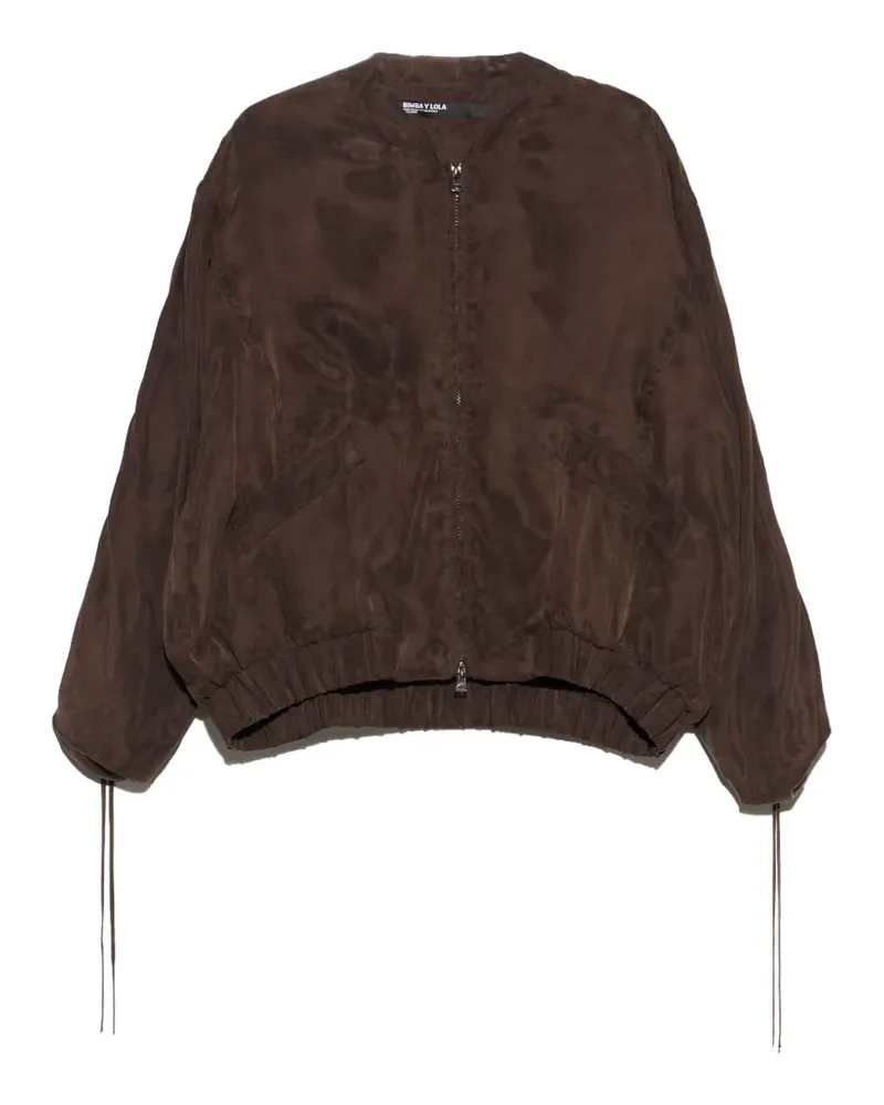 BIMBA Y LOLA Ausgeblichene Bomberjacke - Braun Braun