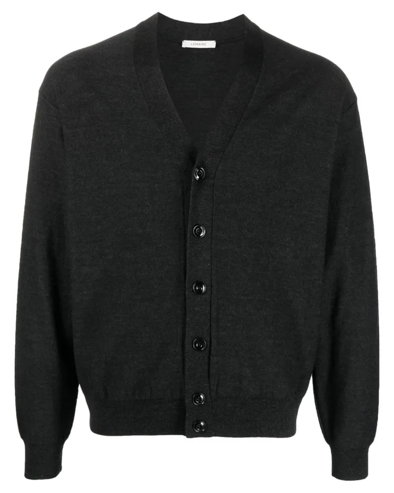 Christophe Lemaire Melierter Cardigan - Grau Grau