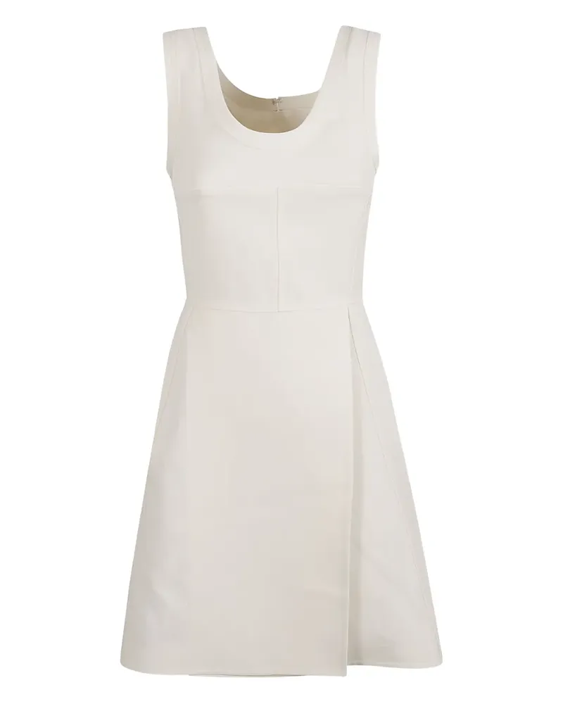 Jil Sander panelled sleeveless mini dress - Nude Nude