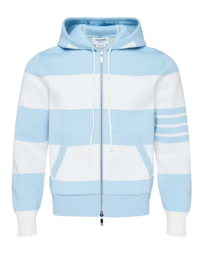 Thom Browne Rugby Stripe hoodie - Blau Blau