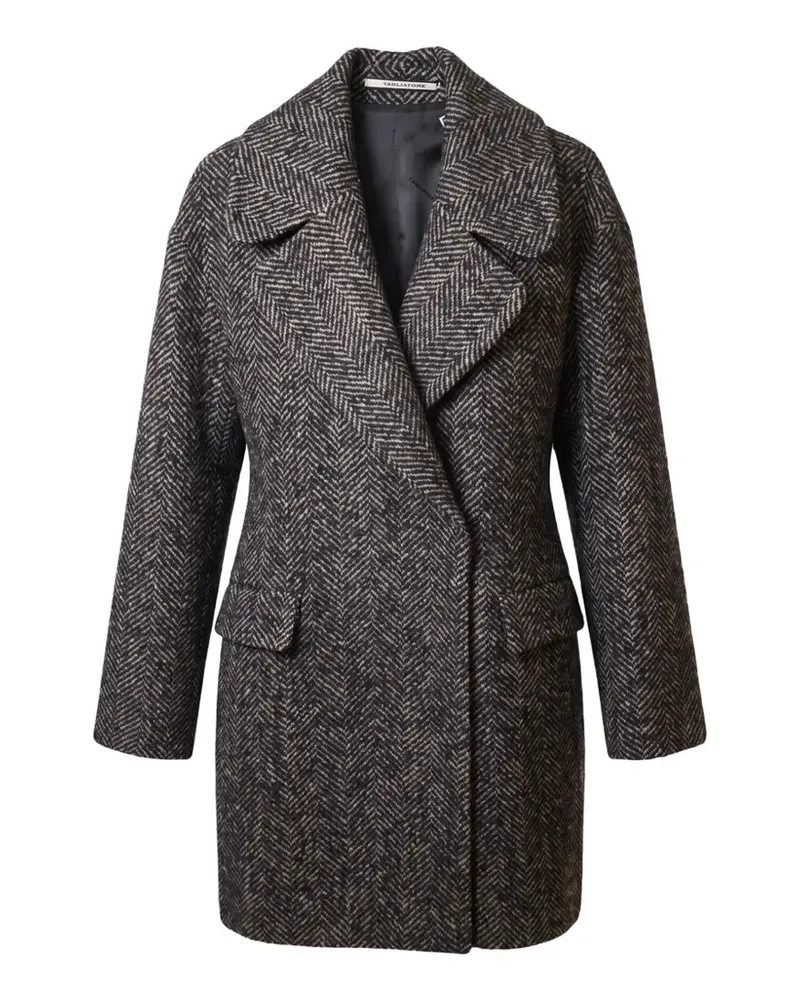Tagliatore Astrid herringbone-pattern wool coat - Grau Grau