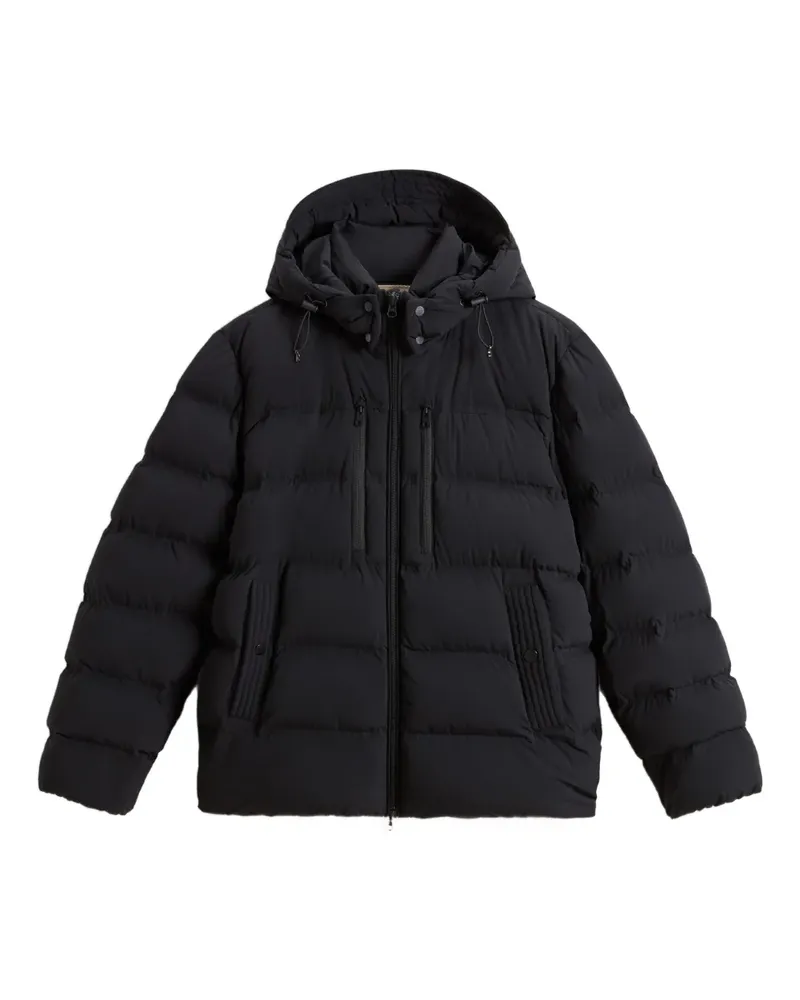 Woolrich Gesteppte Kapuzenjacke - Schwarz Schwarz