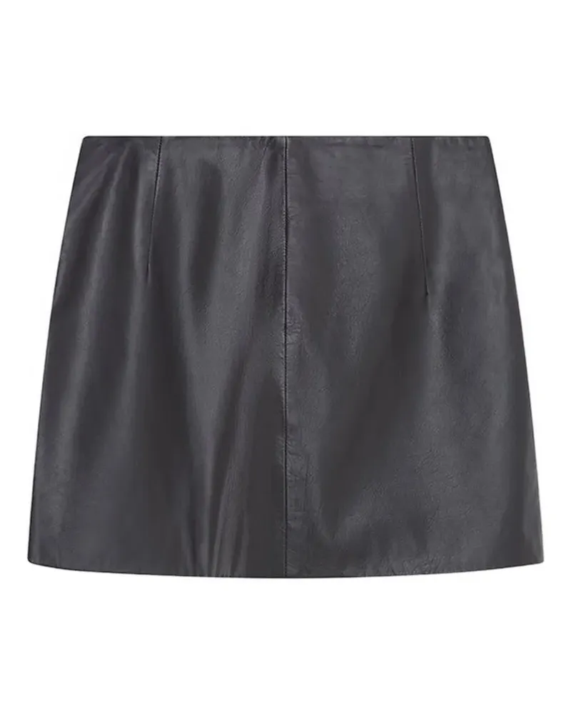 16ARLINGTON Haile Leder-Minirock - Braun Braun