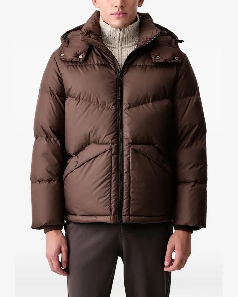 Marc O'Polo quilted hooded jacket - Braun Braun