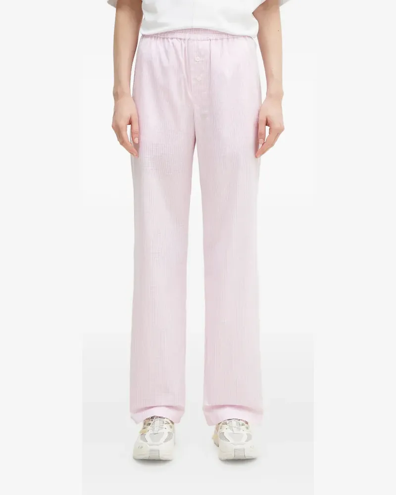 Fiorucci Hose mit Vichy-Karo - Rosa Rosa