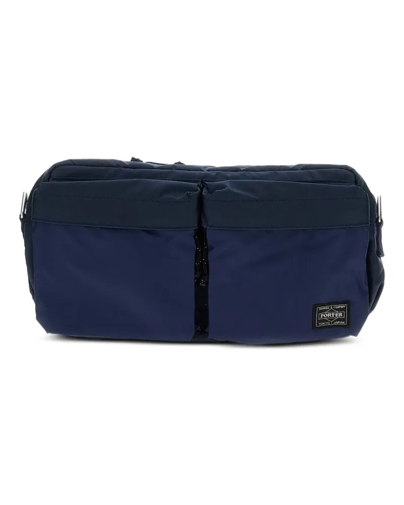 PORTER-YOSHIDA & CO Vordertaschen mit Logo-Etikett - Blau Blau