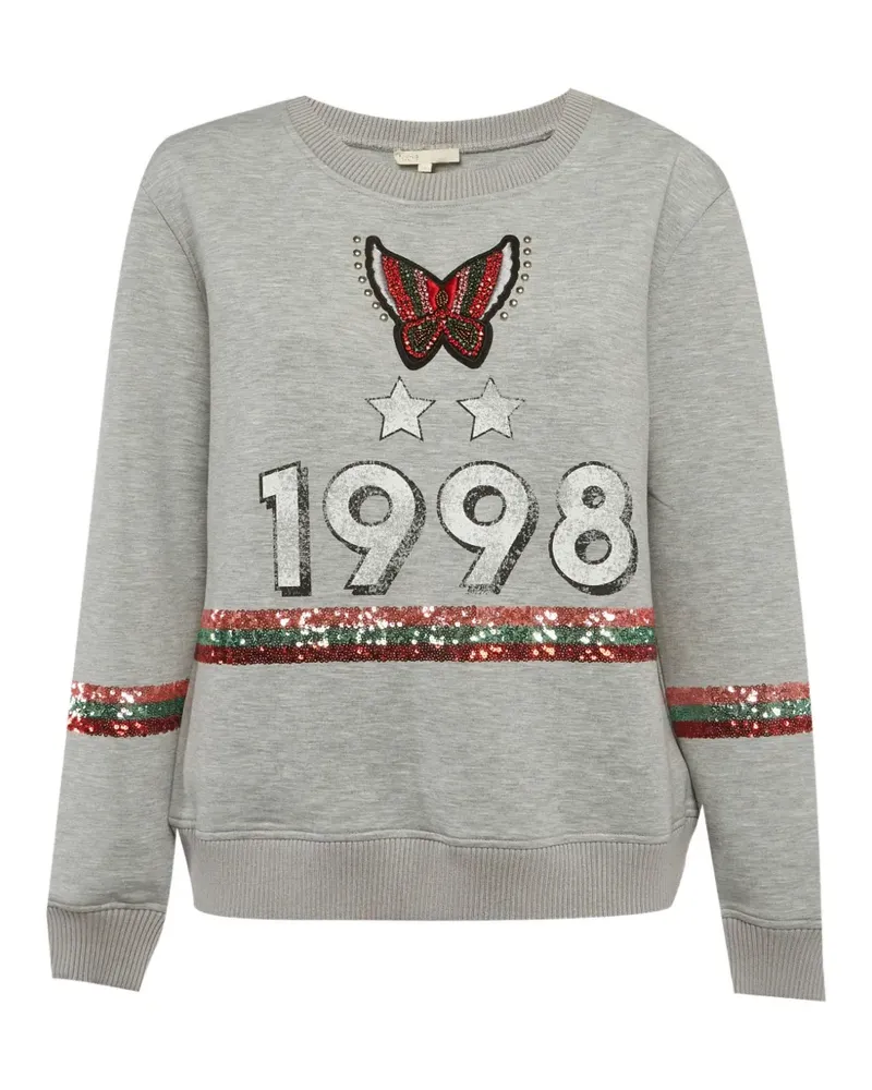 Maje embellished sweatshirt - Grau Grau