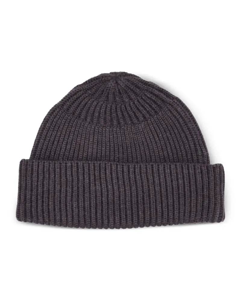 P.A.R.O.S.H. P.A.R.O H. ribbed beanie hat - Grau Grau