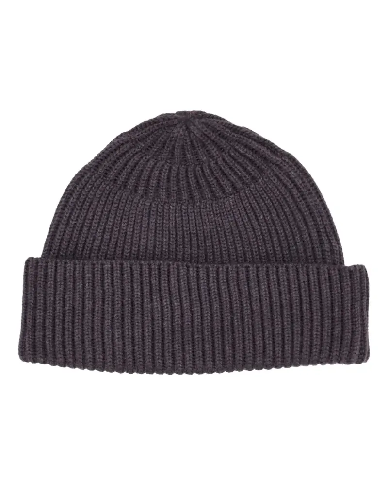 P.A.R.O.S.H. P.A.R.O H. ribbed beanie hat - Grau Grau
