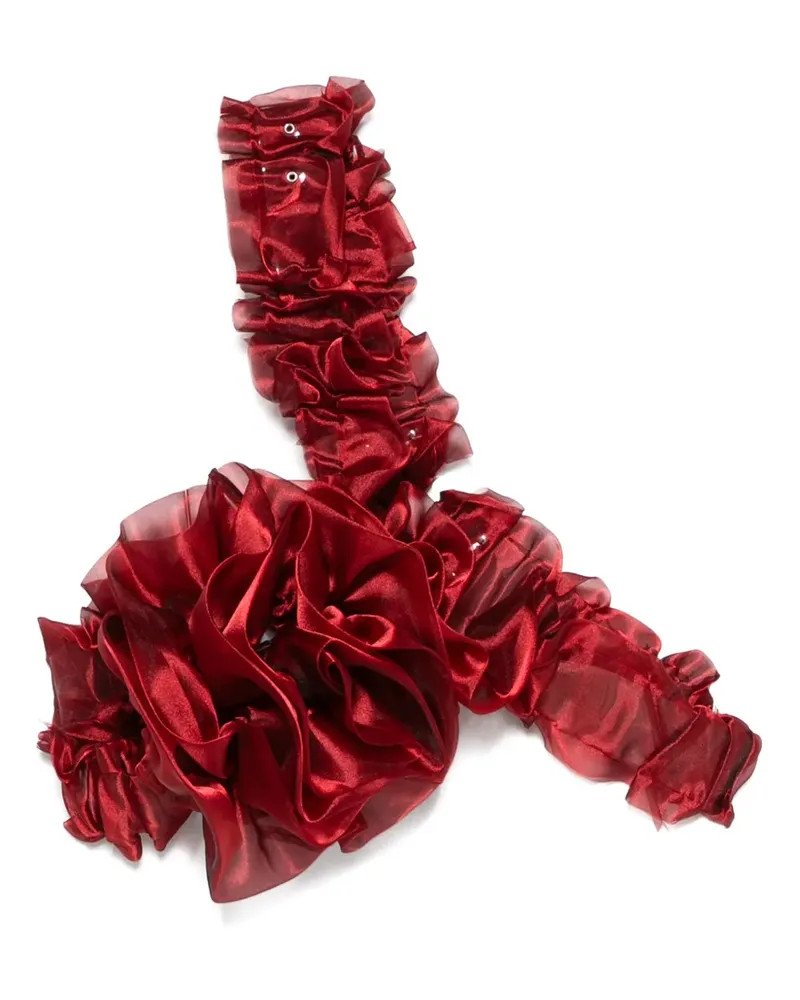 Noir Kei Ninomiya Top mit Rüschen - Rot Rot