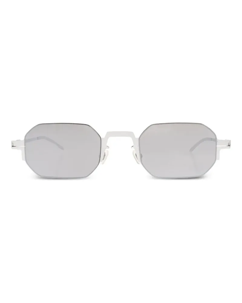 Mykita Studio15.1 Sonnenbrille mit geometrischem Gestell - Silber Silber