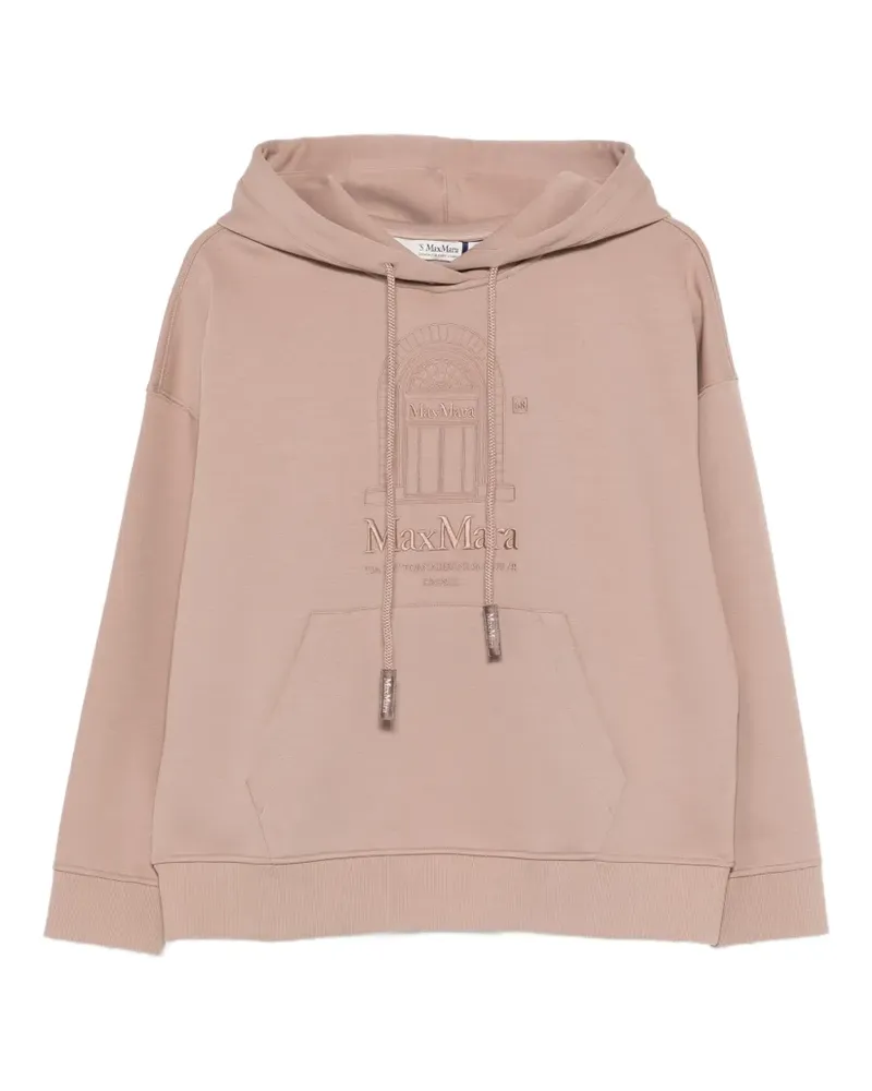 Max Mara Max Mara Hoodie mit Logo-Stickerei - Rosa Rosa