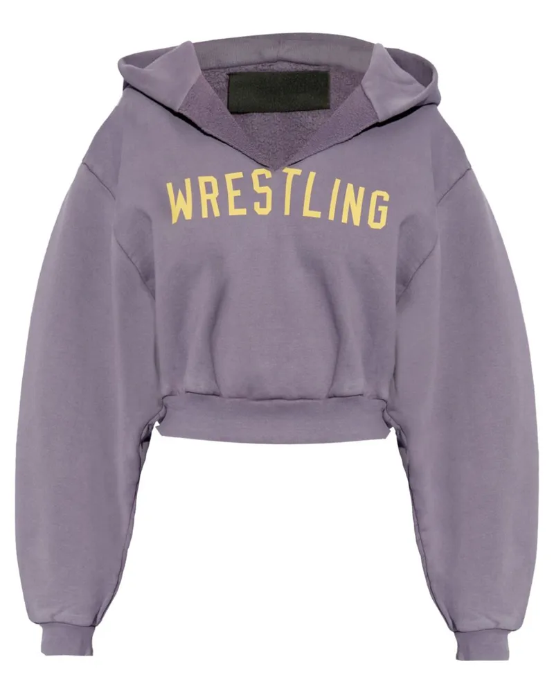 Fear of God Hoodie mit Logo-Print - Violett Violett