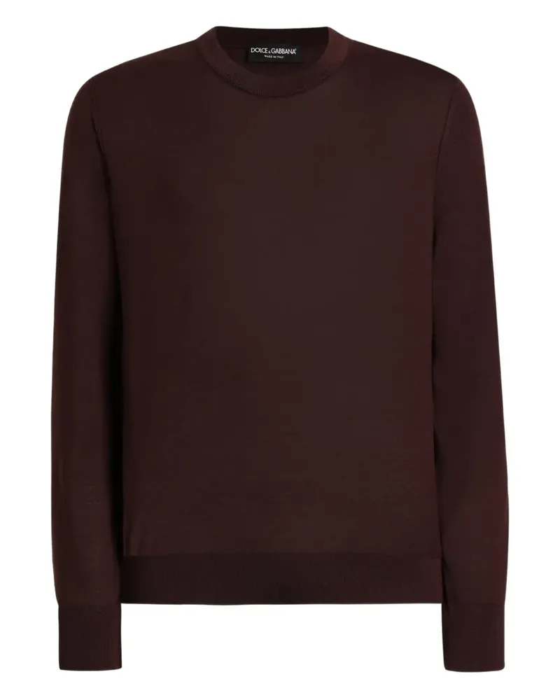 Dolce & Gabbana crewneck long-sleeve knitwear - Rot Rot