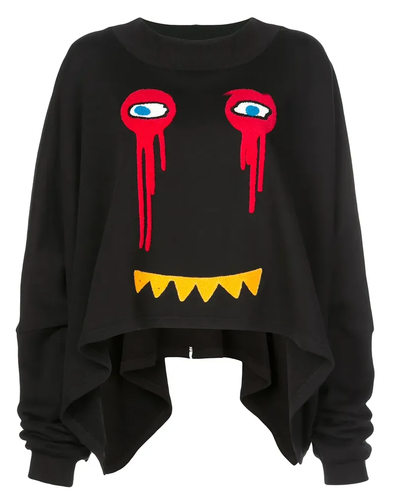 Haculla Drippy Extended' Sweatshirt - Schwarz Schwarz