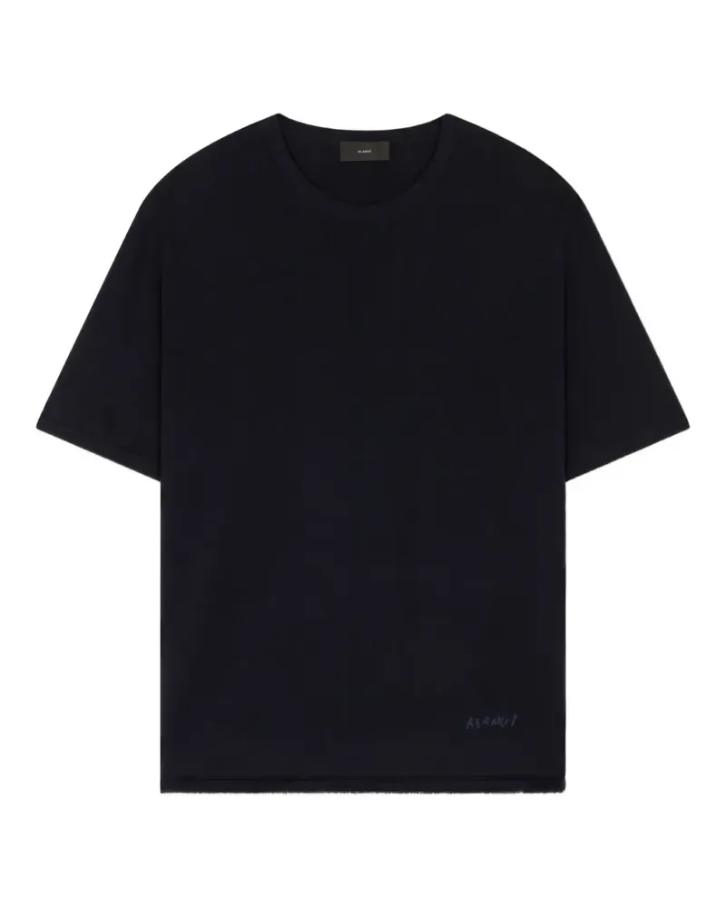 Alanui T-Shirt mit Stickerei - Blau Blau
