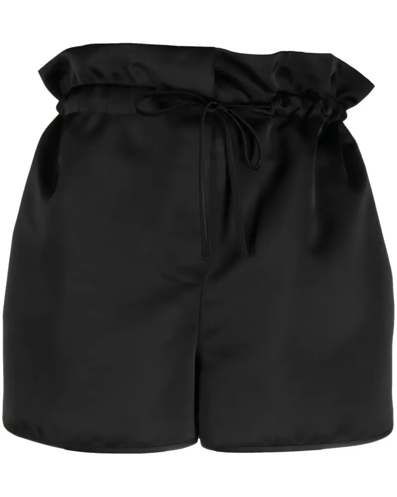 Erika Cavallini Shorts mit Kordelzug - Schwarz Schwarz