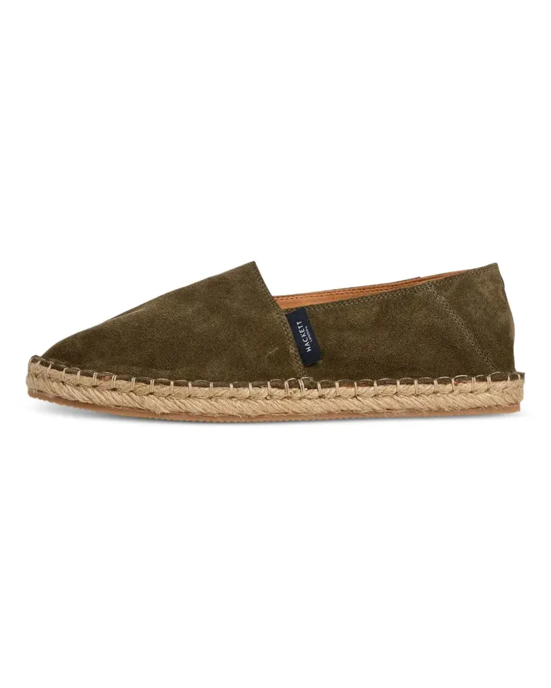 Hackett Baywatch Espadrilles aus Wildleder - Grün Grün