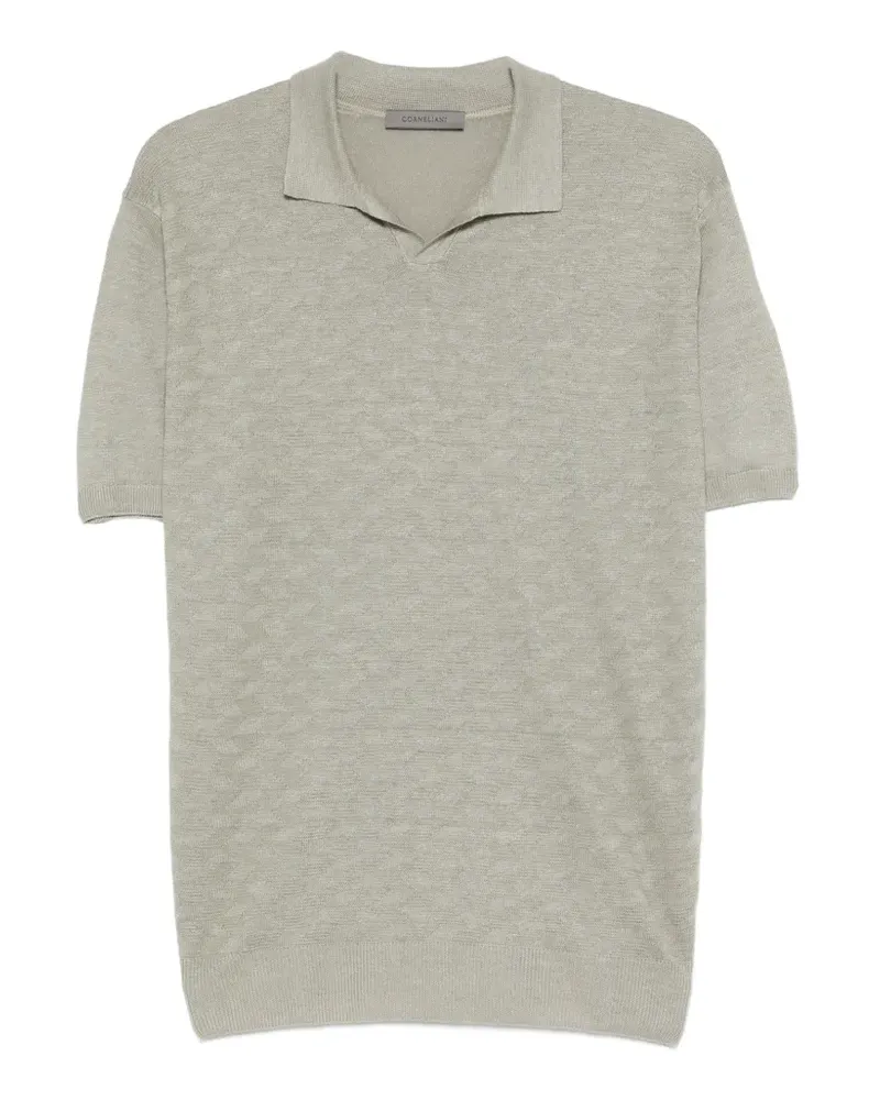 Corneliani knitted polo shirt - Nude Nude
