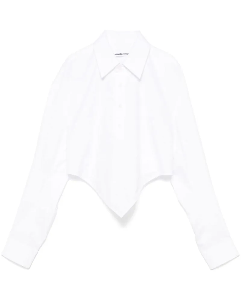 Alexander Wang Cropped-Hemd - Weiß Weiß