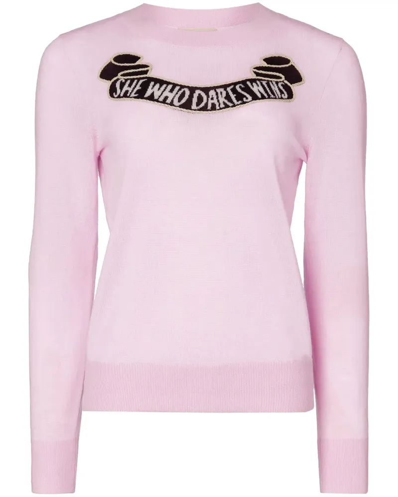 Temperley London She Who Dares Win Pullover - Rosa Rosa