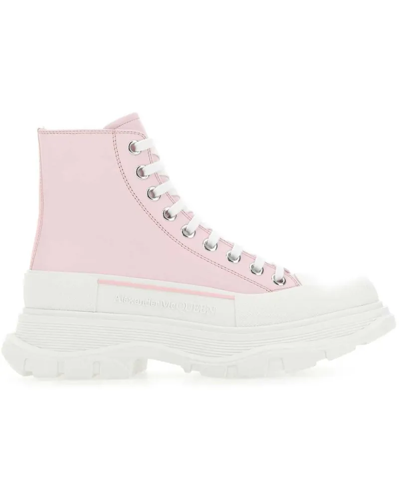 Alexander McQueen Tread Slick Stiefel - Rosa Rosa