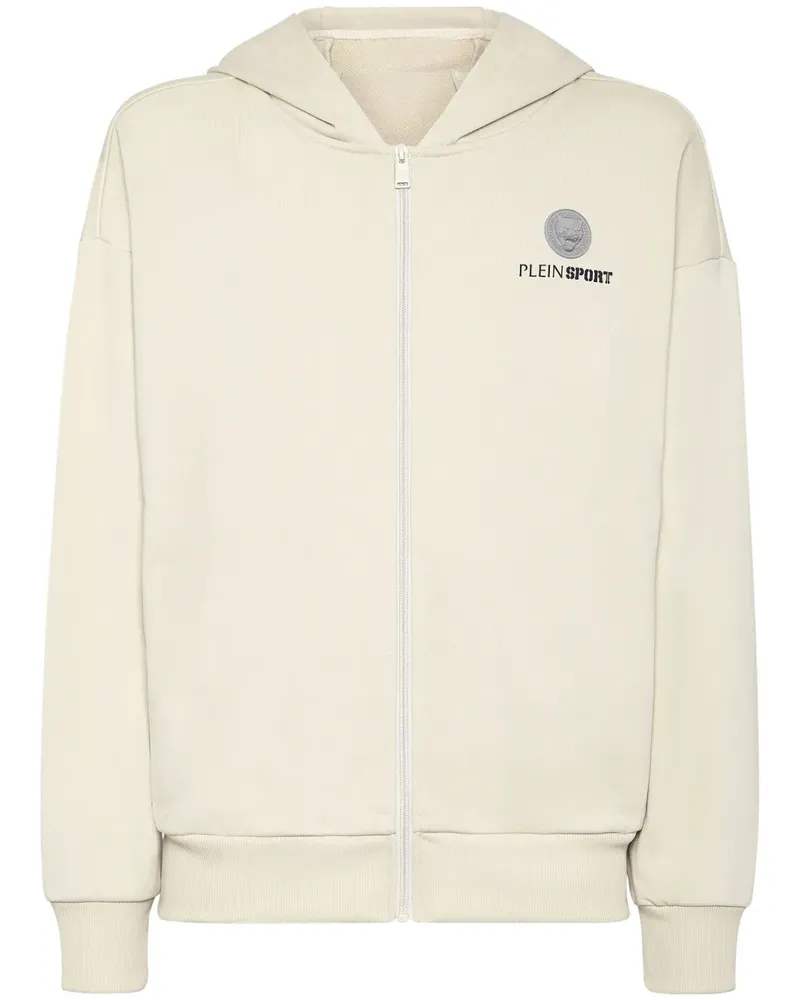 Philipp Plein Hoodie mit Logo-Print - Grau Grau