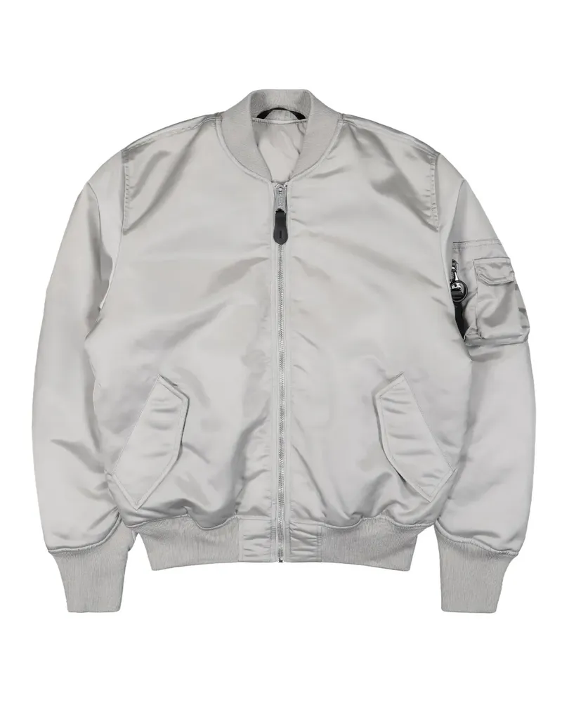 Alpha Industries Gesteppte Bomberjacke - Grau Grau