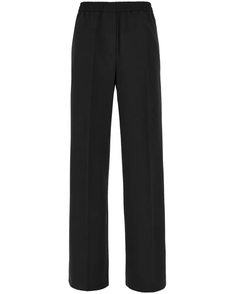 Max Mara Hose mit elastischem Bund - Schwarz Schwarz