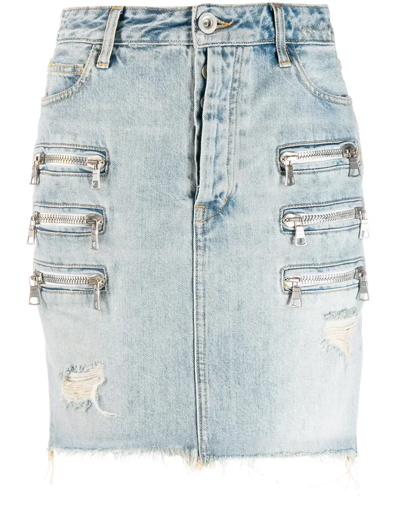 Unravel Jeanshemd mit Brusttaschen - Blau Blau