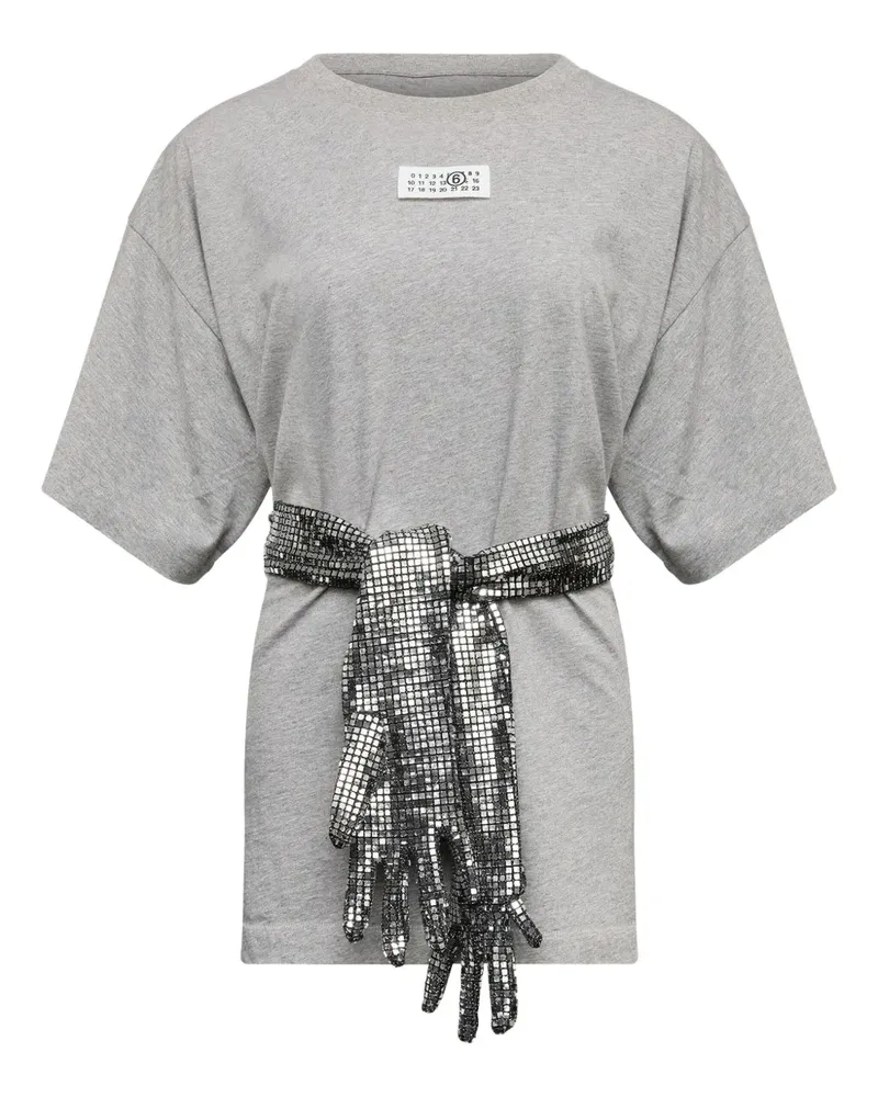 Maison Margiela T-Shirt mit rundem Ausschnitt - Grau Grau