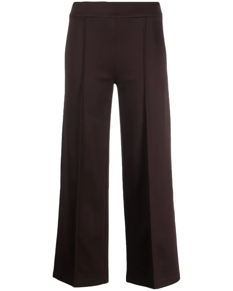 Semicouture Roma Hose mit Ziernähten - Braun Braun