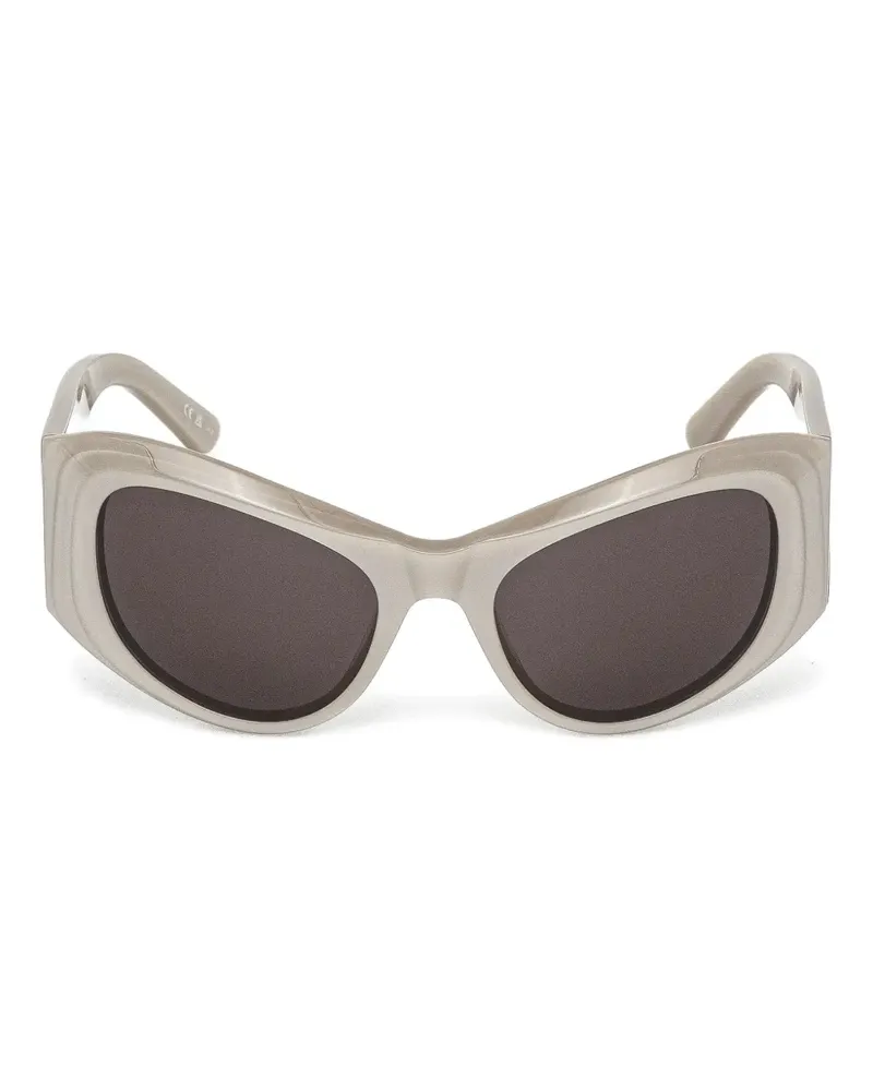 Balenciaga Cat-Eye-Sonnenbrille im Oversized-Look - Grau Grau