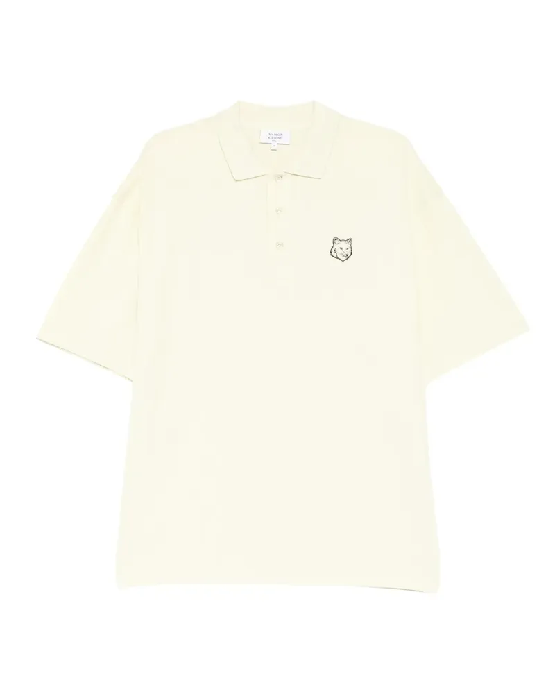 Kitsuné Fox Head polo shirt - Gelb Gelb