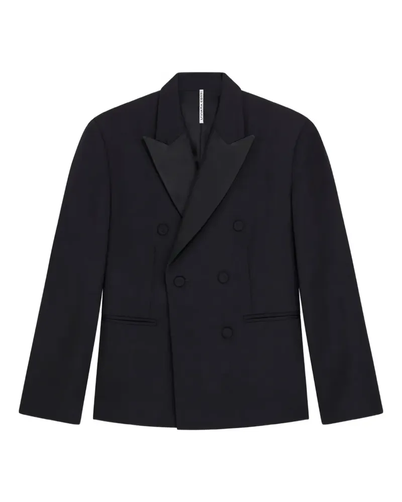 Liviana Conti double-breasted peak-lapel blazer - Schwarz Schwarz