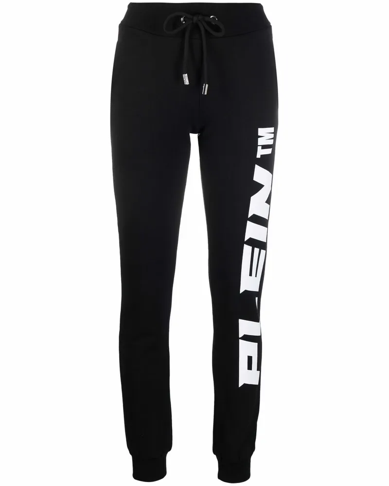 Philipp Plein Jogginghose mit Logo-Print - Schwarz Schwarz