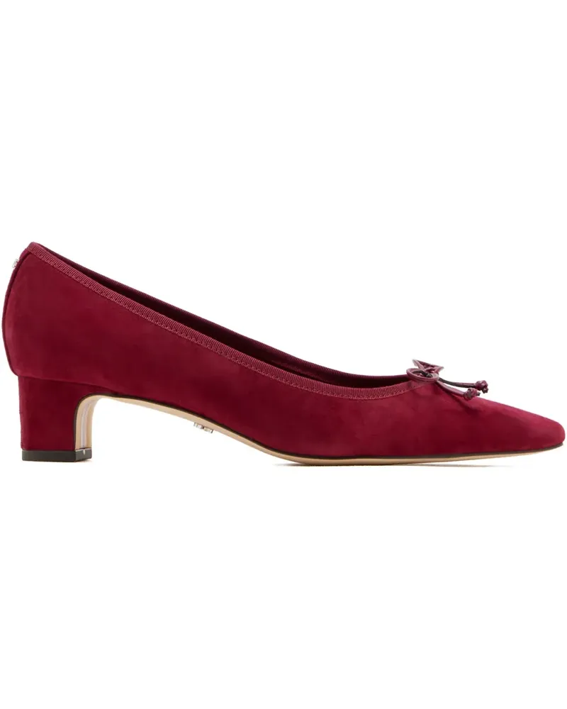 Sam Edelman Wildleder-Pumps mit Schleifendetail 40mm - Rot Rot