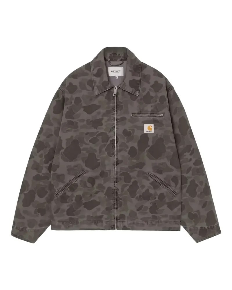 Carhartt WIP Duck Detroit Jacke mit Camouflage-Print - Grün Grün