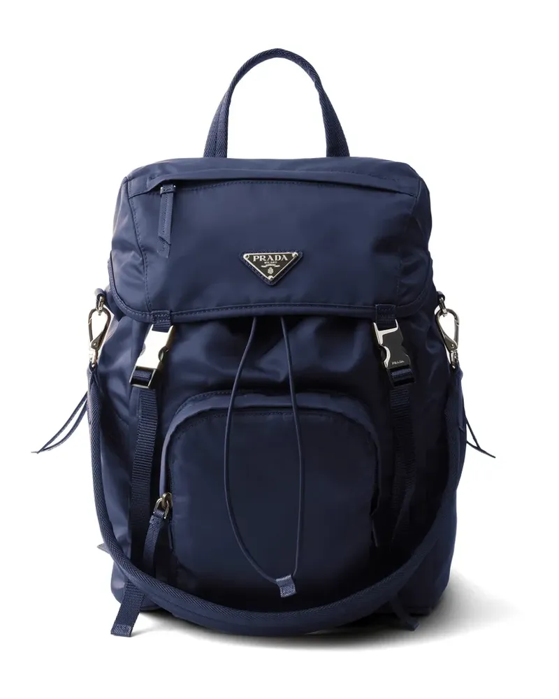 Prada Rucksack aus Re-Nylon - Blau Blau