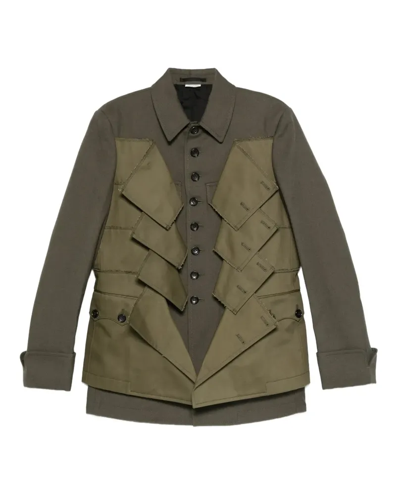 Comme des Garçons Jacke mit Einsätzen - Grün Grün