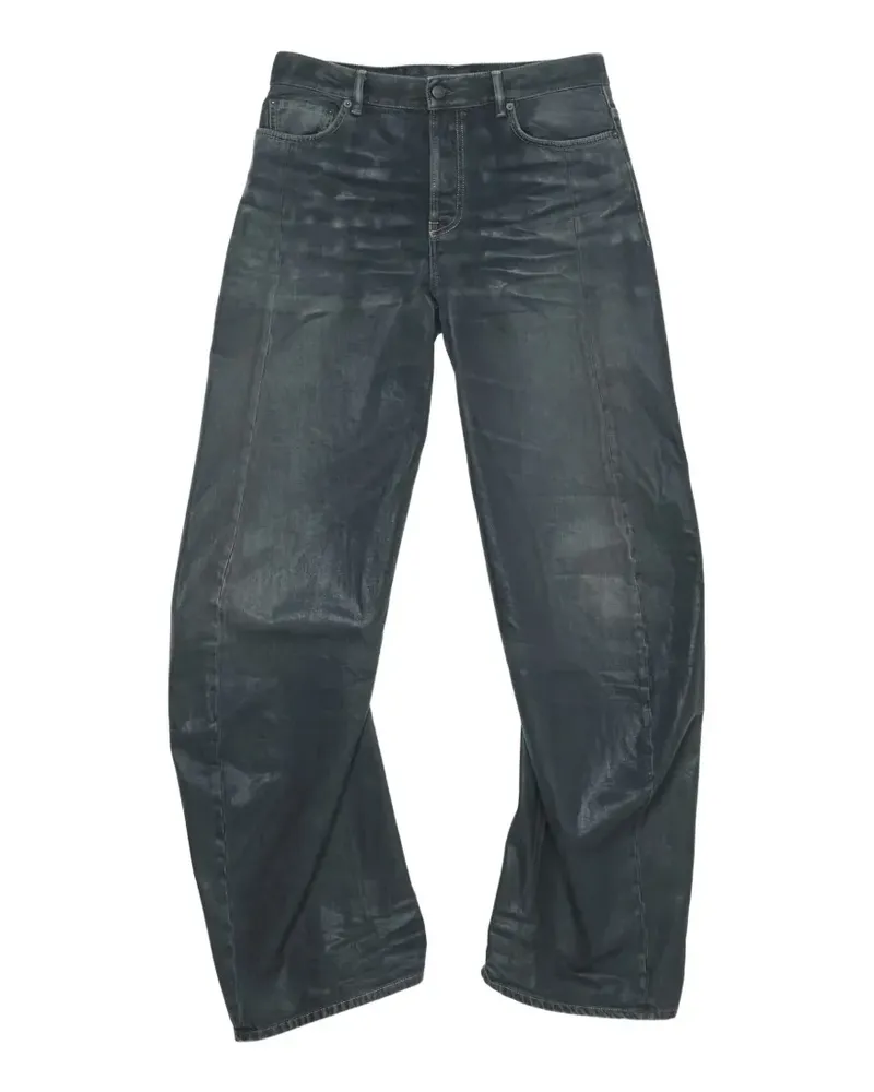 Acne Studios A00550 Jeans mit Patch - Schwarz Schwarz