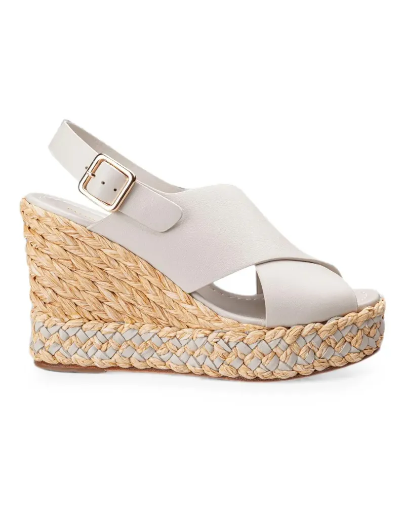 Paloma Barceló Oda Calidis wedge espadrilles - Nude Nude