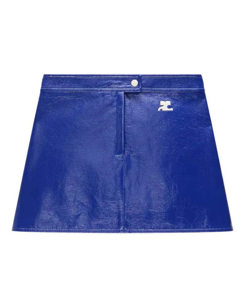 Courrèges Reedition Minirock - Blau Blau