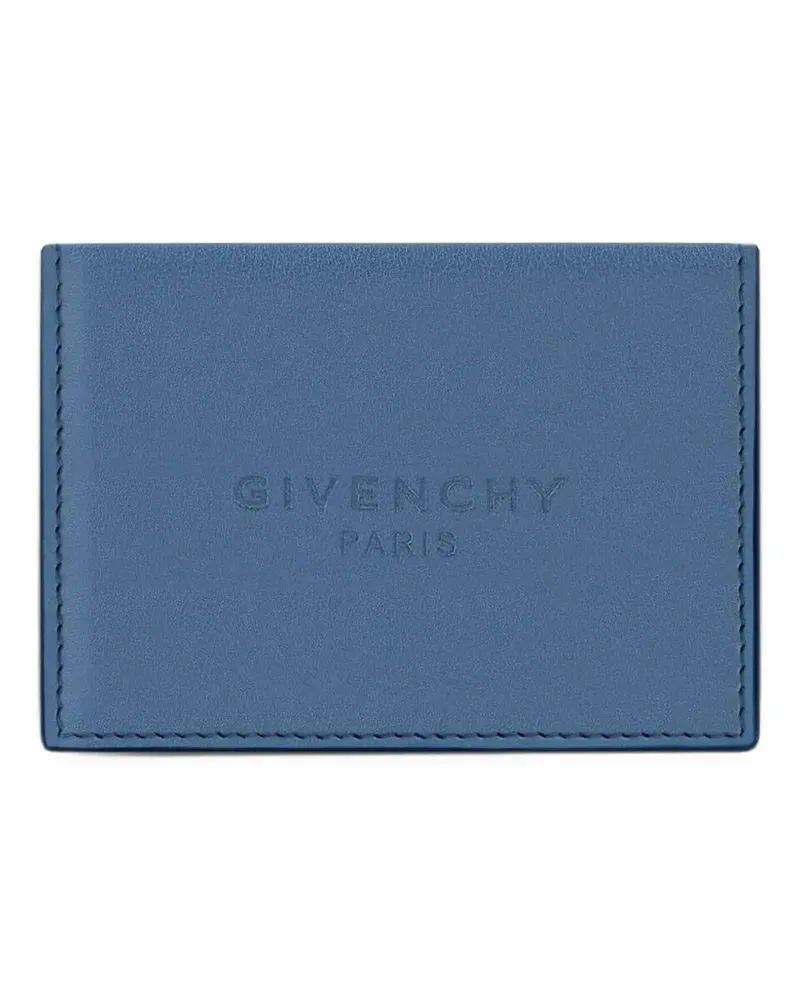 Givenchy Zweifarbiges Antigona Stamped Kartenetui mit Klappe - Blau Blau
