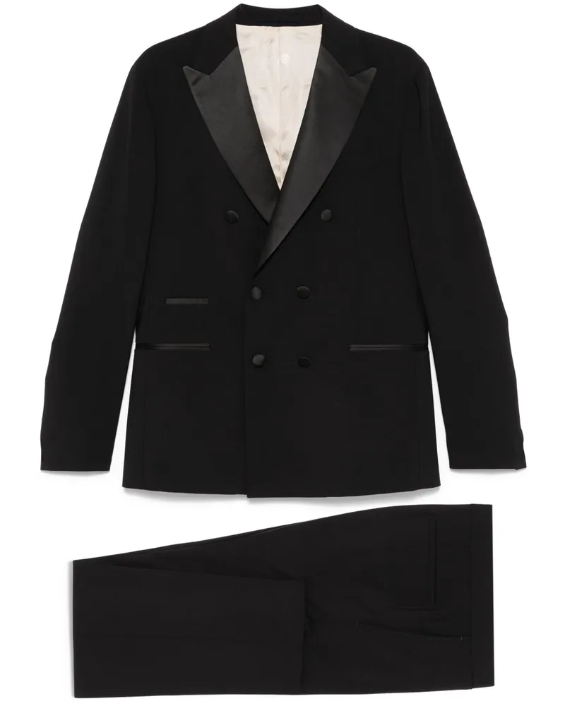 Eleventy Eleganter Anzug - Schwarz Schwarz